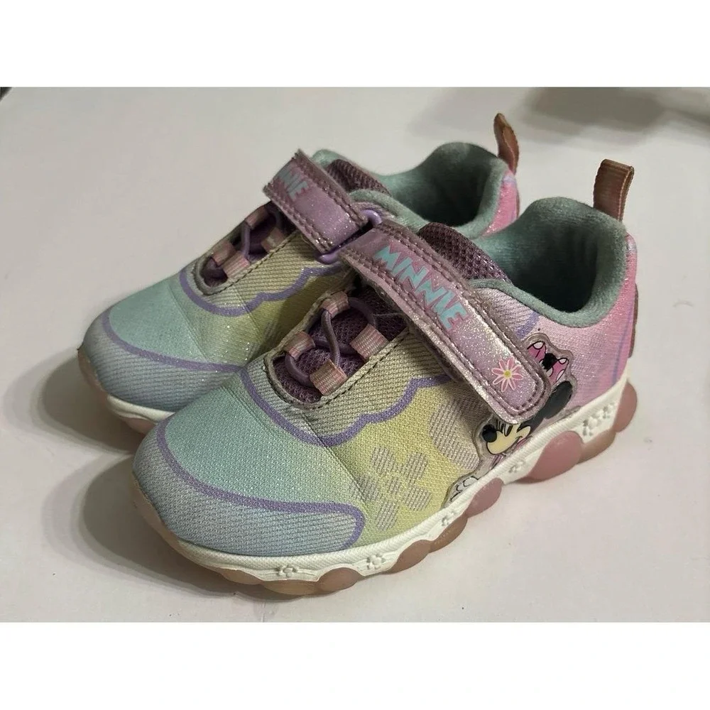 Minnie Mouse Rainbow Sneakers (toddler sz. 8)